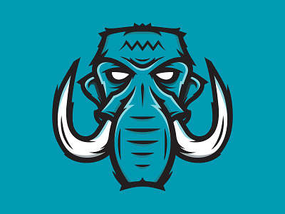 Mammoth Mascot brand design illustration logo mascot sports vector