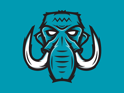 Mammoth Mascot brand design illustration logo mascot sports vector