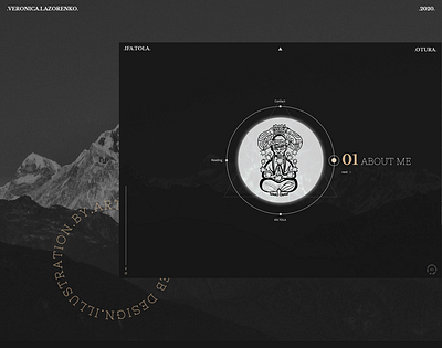 IFA TOLA main page branding design illustration minimal typography ui ux web website