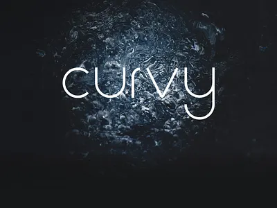 Curvy - Free Font curvy design font free freebie