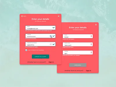 Sign Up/Log In pop-up 365 daily challenge log in pop up product design sign up ui ui ux ui design uiux ux