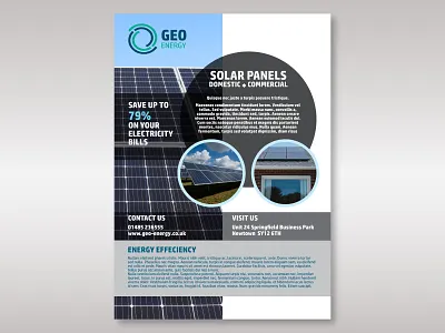 Geo design flyer