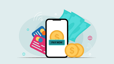 Payment App app cards color style colourful flat art flat art illustration character flat design illustraion illustration illustrator pay payment app visa card