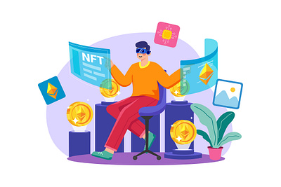 Create NFT using VR tech future