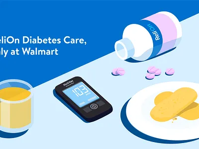 Walmart Insulin LNC Productions digitalillustration editorialillustration illustration insulin lncproductions pills walmart