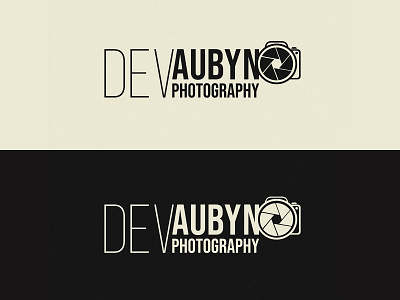 devAUBYN Photography - Logo adobe branding clean creative daily ui design dribbble graphic design illustration logo