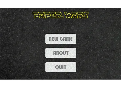 Paper wars UI dafont game art gimp main menu pixel pixel art pygame python star wars art ui