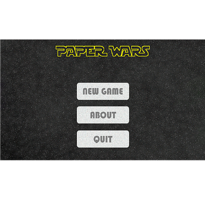 Paper wars UI dafont game art gimp main menu pixel pixel art pygame python star wars art ui