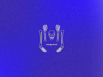 Energy Level design energy graphicdesign illustraion illustrator lineart photoshop simple simpledesign skeleton skull