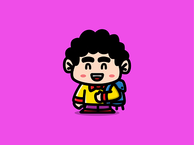 chibi back to school adorable anime art baby back to school cartoon character chibi children cute fun funny illustration kawaii kids little logo school student study