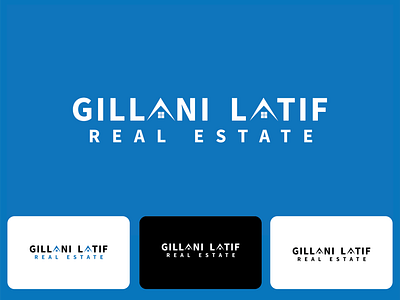 Real Estate Logo Concept 1 branding design flat illustration logo minimal vector