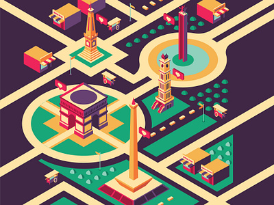 indonesia banyak rasa submission for good day coffee design flat illustration isometric art isometric design isometric illustration isometry vector vector art vector illustration