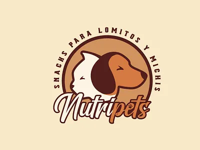 Nutripets animales branding design fauna logo logo design logotipo mexico vector
