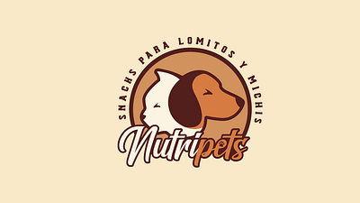 Nutripets animales branding design fauna logo logo design logotipo mexico vector