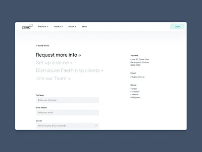 Faethm Contact Page artificial intelligence evolve faethm future impact predictive teal technology technology website trends workforce