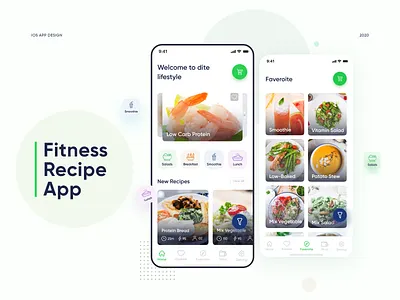 Food Recipe App balance food diet diet chart figma fitness fitness app flat food app healthy food keto diet minimal mobile app mobile ui nutrition ui user experience weight loss