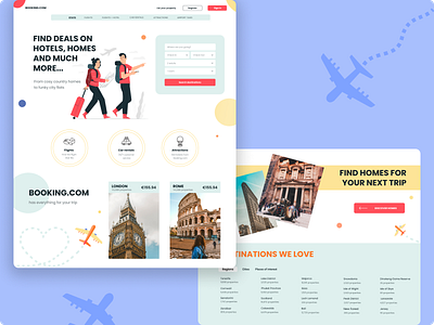 Landing for booking bookillustration booking design figma figmadesign illustration landing page mainpage ui uiux