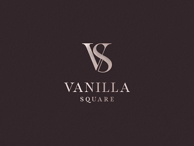 Vanilla Square beauty logo brand branding design identity logo logo design luxurious luxury luxury logo minimalism simple