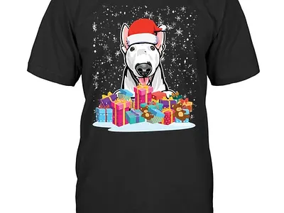 Animal Dog Bull Terrier Christmas