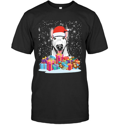 Animal Dog Bull Terrier Christmas