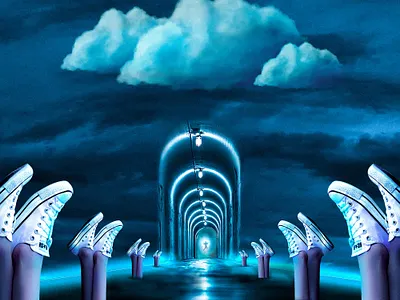 Afterlife| الآخرة art branding design gif icon logo manipulation motion typography ui vector