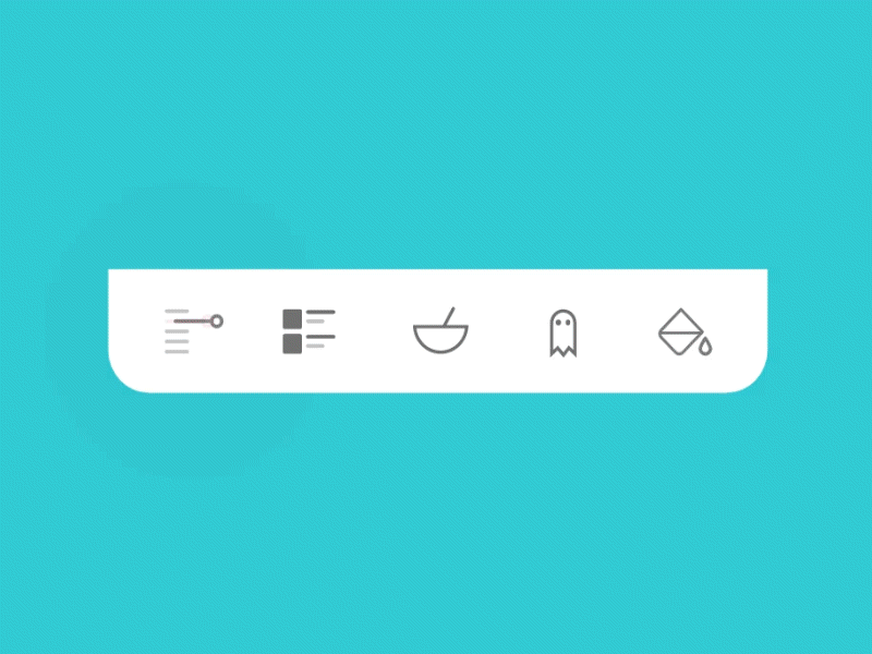 Navigation Interaction color palette interaction microinteraction navigation bar navigation design smooth ui uidesign ux