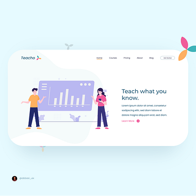 Website Landing Page adobeillustator adobexd design illustration landingpage minimal ui uidesign userinterface uxui web website