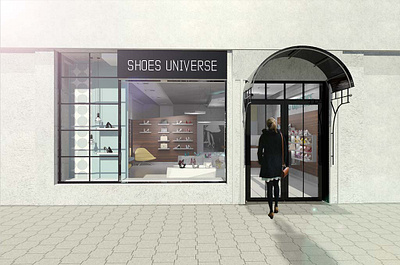 Shoe Store 3dmodeling architecture design efficiency energy interiordesign interiordesigning render sustainable