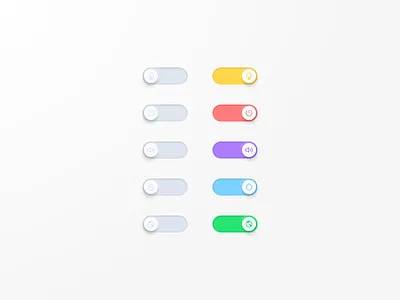 On/Off Switch - DailyUI - 015 activate button button design button states component dailyui dailyuichallenge design figma lightmode switch toggle toggle button toggle switch ui