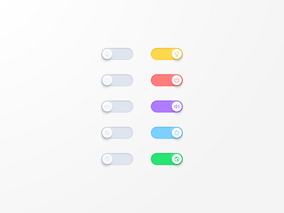 On/Off Switch - DailyUI - 015 activate button button design button states component dailyui dailyuichallenge design figma lightmode switch toggle toggle button toggle switch ui