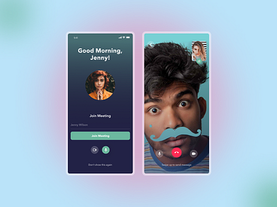 CallFree - Multiplatform voice, video conferencing Application app ui app ui ux application calling app dailyui mobile app mobile app design user inteface video call video calling video conferencing voice call