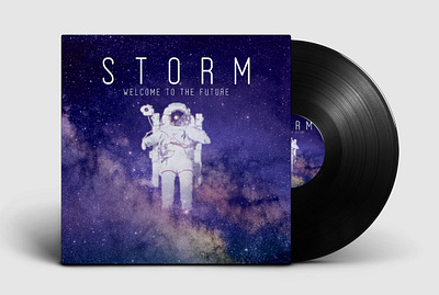 storm album artwork, album cover art album art album artwork album cover album cover art album cover design astronaut astronaut album cover art future mixtape cover mixtapecover mixtapes photoshop space storm