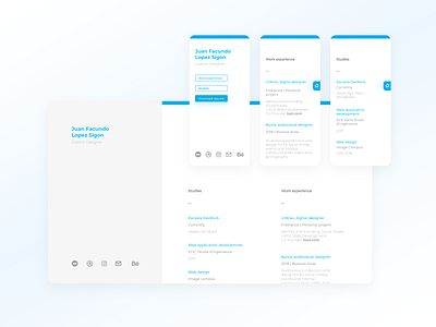 Resume html html css javascript resume resume template ui ux uxui web