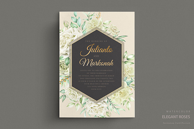 beautiful floral wedding invitation card set beautiful border card decoration decorative elegant floral flower frame greeting illustration invitation invite leaf romantic set spring vector vintage wedding