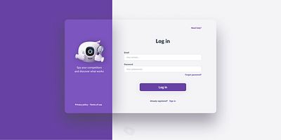 login design ui web