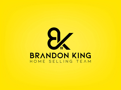 Brandon King Home Selling Team creative design flat logo logodesign minimal real estate