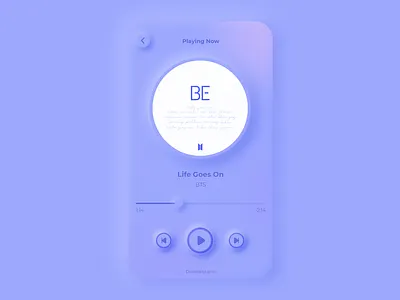 Music Playing Screen music app playing playlist ui design