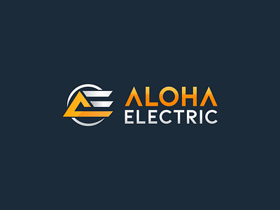 Aloha Electric creative design electric latter logo logo logodesign typography