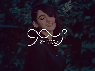 Zhimoo beauty salon Identity Design Project branding design flat logo