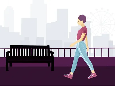 Walk illustration design illustration vector walk