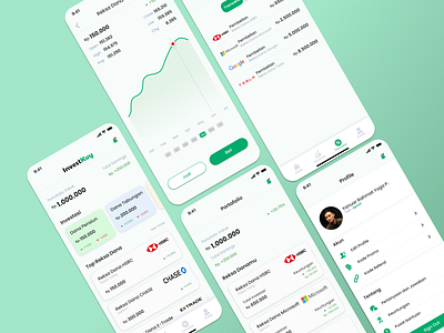 InvestKuy App mobile app mobile app design mobile ui reksadana reksadanaapp reksadanauiux saham sahamapp ui uiuxdesign ux