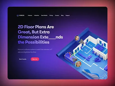 3D facility - floor plan 3d analytics animation branding colorful design factory floor plan forklift gradients illustration iot landing page management render sensors task manager ux warehouse website