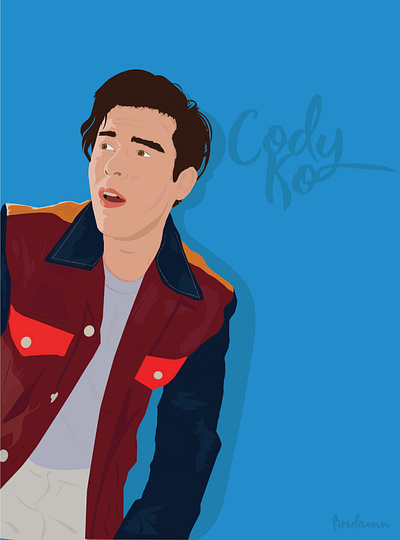 Cody Ko adobe aesthetic animation animeart art codyko design illustration illustrator tmg typography vector youtube