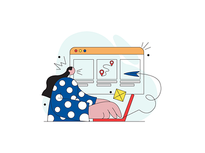 Travel Website design graphic design illustration illustrator travel ui ux