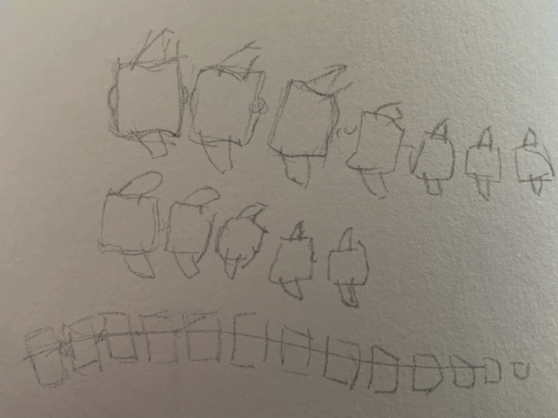Shark Vertebra bones illustration logo shark sketchbook