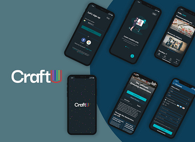 CraftU: A Masterclass for Creative Arts craft creative arts growth masterclass product design ui design ux design