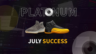 Success poster for Platinum. adobe illustrator brand identity design photoshop poster design