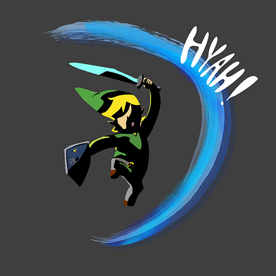 Link - HYAH catoon design illustration link zelda