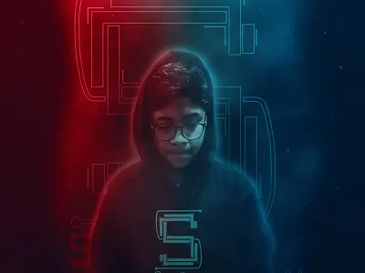 Simak Safwan adobe photoshop duallighting image editing logo logodesign