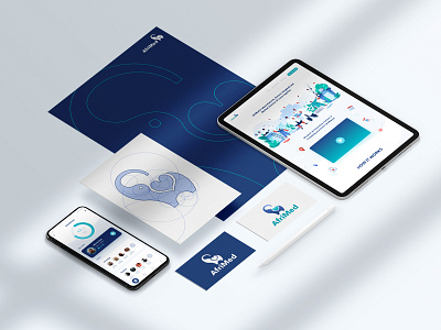 Afrimed Branding app branding design doctor app healthcare app logo medicine logo